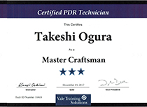 Vale Training Solutions社最高峰ランク【Master Craftsman】取得02